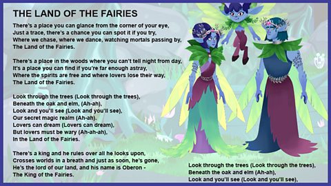 The Land of the Fairies - Lyrics