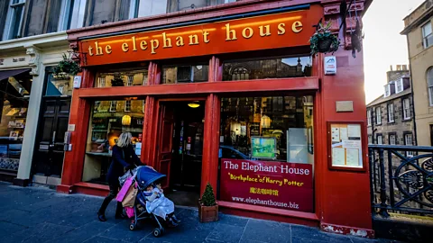 Alamy The Elephant House in Edinburgh is famous for being the café in which JK Rowling originated the Harry Potter series (Credit: Alamy)