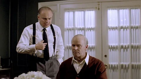 Alamy Biopics can be sunk by ostentatious transformational effects, such as the old-age make up which afflicted Leonardo DiCaprio and Armie Hammer in J Edgar (2011) (Credit: Alamy)