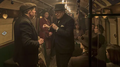 Alamy Even Oscar-winning biopics can have their ridiculous moments – such as the notorious London underground scene in 2017’s Darkest Hour (Credit: Alamy)