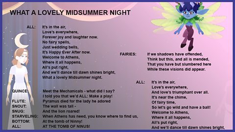 What a Lovely Midsummer Night - Lyrics