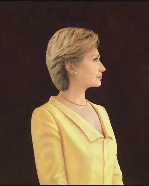 Ginny Stanford/ NPG/ Smithsonian Institution Hillary Clinton's ers saw in her portrait a woman confident in her self-worth and ability (Credit: Ginny Stanford/ NPG/ Smithsonian Institution)