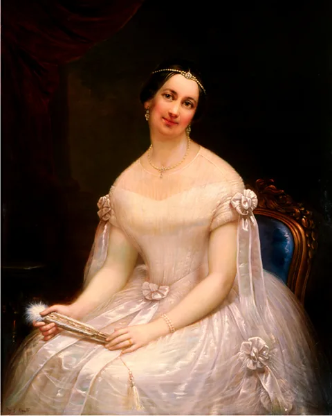 sco Anelli/ The White House Historical Association Julia Tyler resembles a princess in her portrait – as first lady, she also acted like one (Credit: sco Anelli/ The White House Historical Association)