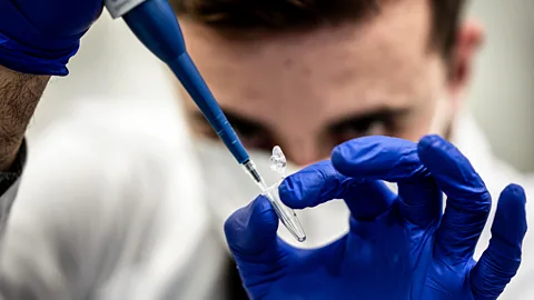 Jeff Pachoud/Getty Images The worldwide effort to test and sequence samples of Covid-19 is helping to reveal new variants as they emerge (Credit: Jeff Pachoud/Getty Images)