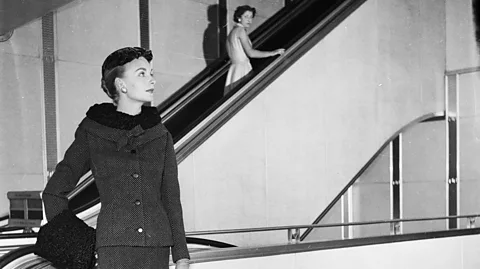 Getty Images People were encouraged to board an escalator of desires and progressively ascend to the luxuries of the affluent (Credit: Getty Images)