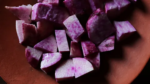 Veena Nair/Getty Images Some Filipinos hope ube's newfound popularity will encourage more people to get to know Filipino cuisine (Credit: Veena Nair/Getty Images)
