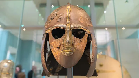 Alamy This helmet is part of the wider Anglo-Saxon treasure trove unearthed at Sutton Hoo (Credit: Alamy)