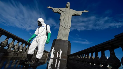 Mauro Pimentel/Getty Images The new variant spreading around Brazil has shown signs that it can reinfect people who have already had the virus (Credit: Mauro Pimentel/Getty Images)