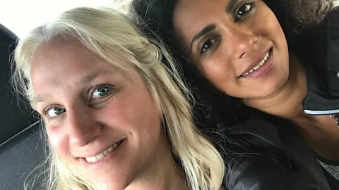 Anitha Clemence, Ann Söderlund Clemence (R) and Söderlund (L) have created a popular podcast around the concept of Little Saturdays (Credit: Anitha Clemence, Ann Söderlund)