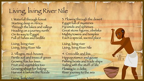 Living, living River Nile - Lyrics