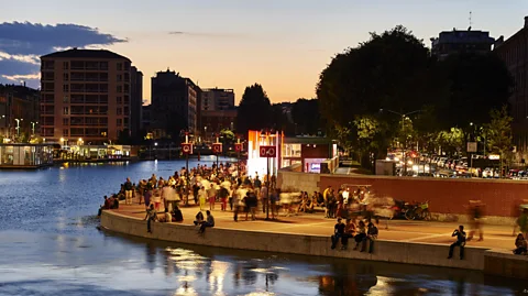 Andrea Pistolesi/Getty Images The Darsena, once one of Italy's busiest ports, was completely renovated for the Milan Expo in 2015 (Credit: Andrea Pistolesi/Getty Images)