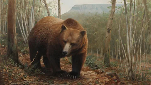 Julian Friers The artist Julian Friers imagines what large animals would have looked like roaming Ireland's prehistoric landscape (Credit: Julian Friers)