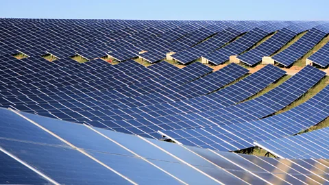 Alamy The battolyser is one way to help balance the supply and demand of renewable energy from sources like solar and wind (Credit: Alamy)