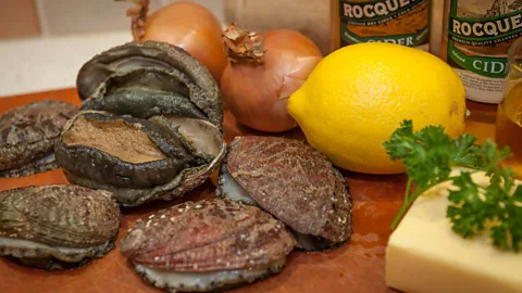 Visit Guernsey A favourite way of preparing the molluscs is to sauté them in local Rocquette cider (Credit: Visit Guernsey)