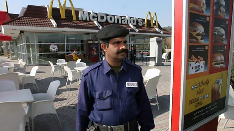 Ton Keone/Alamy In 2019, McDonald’s controversially replicated the anday-waala burger (a bun-kebab with egg) (Credit: Ton Keone/Alamy)