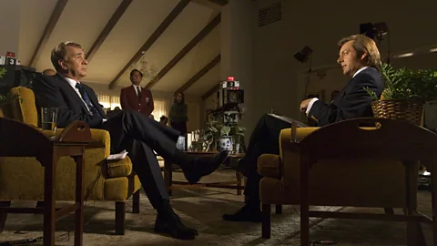 Alamy The Frost/Nixon interviews were turned into a 2008 film starring Frank Langella and Michael Sheen (Credit: Alamy)