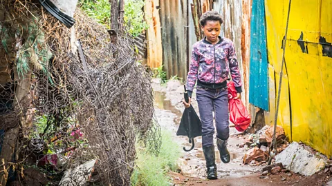 Alamy South Africa has adopted the right, yet there remains an "implementation gap", with persistent environmental issues such as pollution (Credit: Alamy)