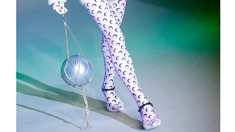 Getty Images Designer Marine Serre's prints have an Op-art feel to them (Credit: Getty Images)