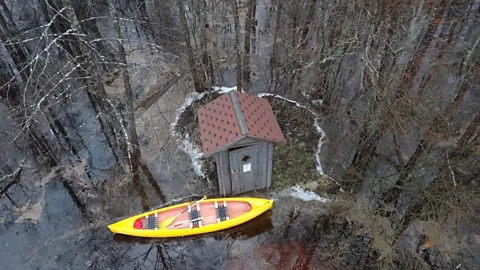 Seikle Vabaks/Visit Estonia The spring floods, which can last for up to four weeks, create new paths for canoeing on the open water (Credit: Seikle Vabaks/Visit Estonia)
