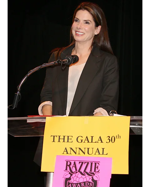 Alamy Sandra Bullock won a Razzie for her performance in All About Steve in 2010, while also taking home an Oscar for The Blind Side (Credit: Alamy)
