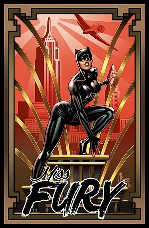 Maria Laura Sanapo Miss Fury has been revived in a new series of comics for Dynamite Entertainment (Credit: Maria Laura Sanapo)