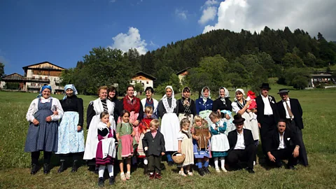 Reda & Co Srl/Alamy For centuries, the indigenous Mòcheni people of the valley have relied on the endangered Mòcheno goat (Credit: Reda & Co Srl/Alamy)