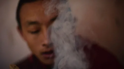 Roberto Schmidt/Getty Images While incense is widely used across Asia during religious ceremonies, in Bhutan, it is burned twice a day (Credit: Roberto Schmidt/Getty Images)
