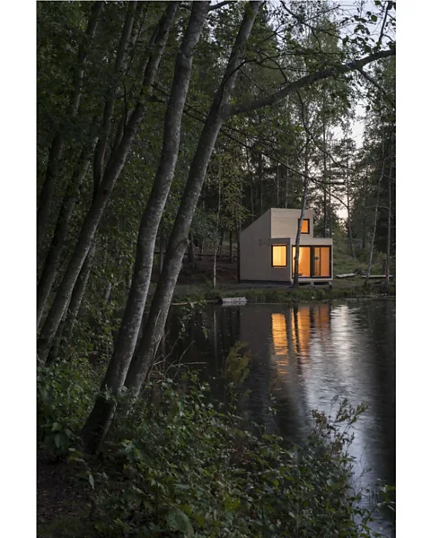 Marianne Borger The Woody35 by Norwegian architect Marianne Borge was created to have a small footprint (Credit: Marianne Borger)