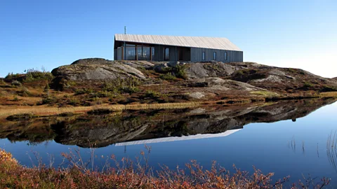 Snøhetta The Gapahuk was designed by Snøhetta and inspired by traditional Nordic wood cabins (Credit: Snøhetta)
