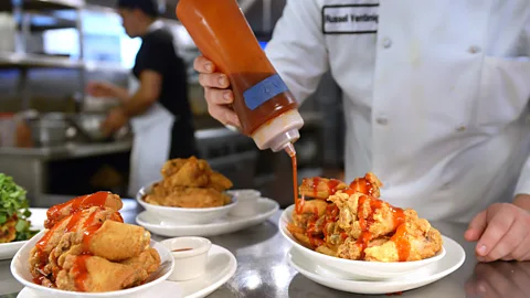 The Washington Post/Getty Images In recent years, Mambo sauce has found an audience at higher-end restaurants such as The Hamilton (Credit: The Washington Post/Getty Images)