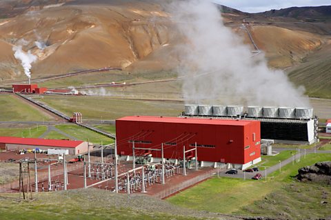 The Krafla Geothermal Power Plant, Iceland.