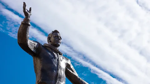 Amir Zakirov/TASS/Getty Images Statue of Yuri Gagarin (Credit: Amir Zakirov/TASS/Getty Images)