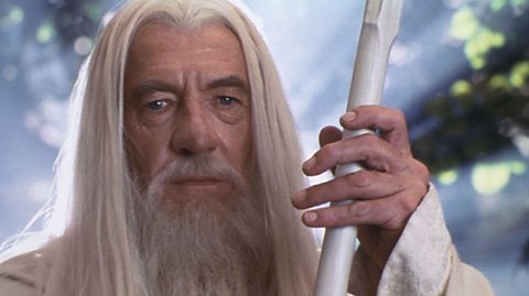 Sir Ian McKellan as Gandalf