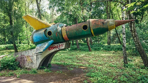 Konrad Zelazowski/Alamy The Soviet space programme even bled into childhood activities; many playgrounds had climbing frames based on rockets (Credit: Konrad Zelazowski/Alamy)