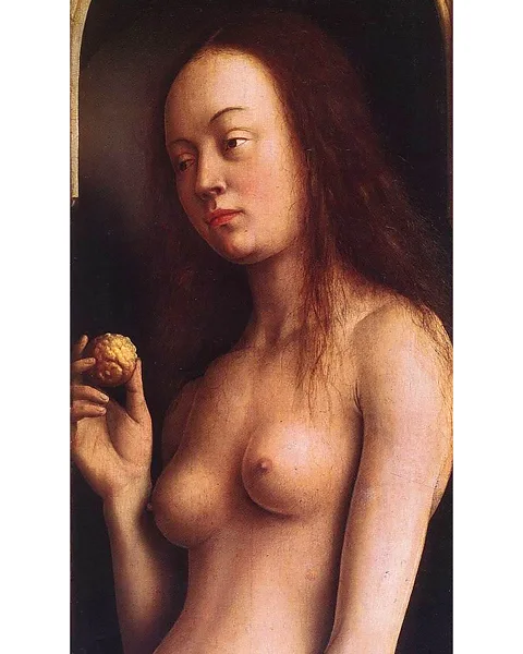 Alamy The fruit shown has not been bitten into; Eve appears before the Original Sin (Credit: Alamy)