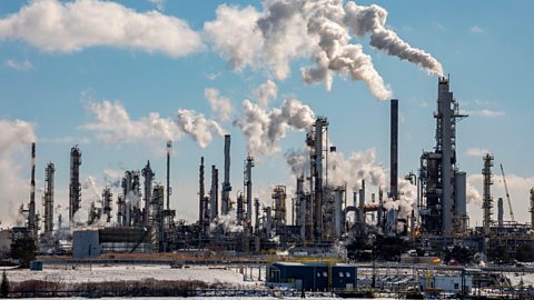 An oil refinery in Ontario, Canada