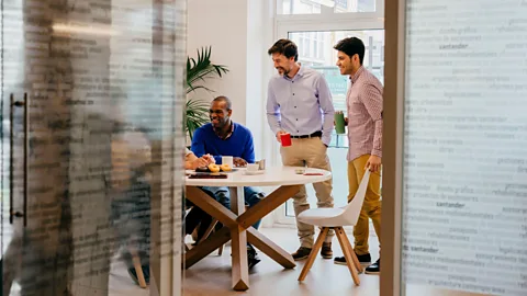 Alamy If more women take the option to work remotely, men may have the chance to benefit from being in the office, which could chip away at gender equality (Credit: Alamy)