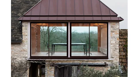 Richard Parr Architect Richard Parr converted a group of farm buildings in the UK countryside to create a live-work space (Credit: Richard Parr)