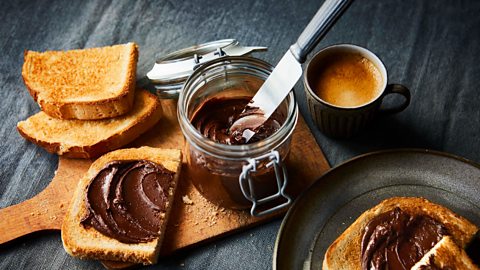 Chocolate works well with nuts, and this simple peanut butter spread is a great way to pair them.