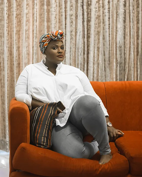 Daniella Ajala Daniella Ajala says she's lucky to have avoided renting in Lagos – and says her female tenants have been relieved to have found a place (Credit: Daniella Ajala)