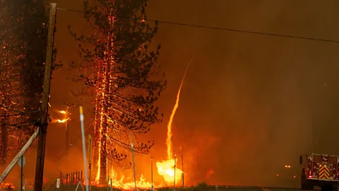 How the biggest wildfires create their own weather