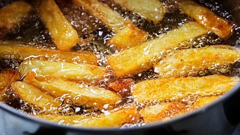 Getty Images The rise of factory-prepared food meant the time needed to cook evening meals was drastically reduced (Credit: Getty Images)