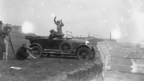 Fox Photos/Getty Images Brighton's landscape meant that it was chosen as the setting for many early films (Credit: Fox Photos/Getty Images)
