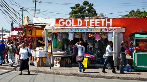 Tony Boydon/Alamy In Trinidad & Tobago, street vendors hawk different foods and wares (Credit: Tony Boydon/Alamy)