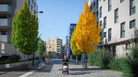 Luiza Puiu Visitors to Vienna may notice the wide pavements for mothers navigating the city with prams or children (Credit: Luiza Puiu)
