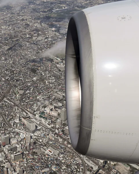 Getty Images The numbers of flights and engers is set to rise considerably in the coming years, increasing pressure for action to make aviation sustainable (Credit: Getty Images)