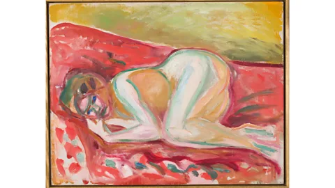 Munchmuseet Crouching Nude, 1917-1919, by Edvard Munch – the Norwegian Expressionist valued solitude (Credit: Munchmuseet)