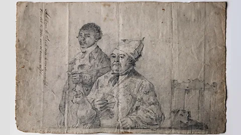 Rijksmuseum Augustus van Bengalen holding Hendrik Cloete’s pipe - the exhibition focuses on the social side of slavery in order to tell the stories of real people (Credit: Rijksmuseum)