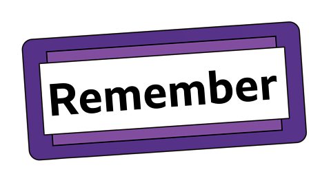 A sign which says 'remember'