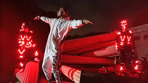 Mohamed Attallah Mahraganat singers including El Sawareekh Team are gaining more mainstream success (Credit: Mohamed Attallah)